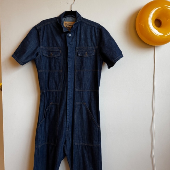 LEVI'S Jeans Straight Leg Coverall - Size Small - Picture 3 of 9